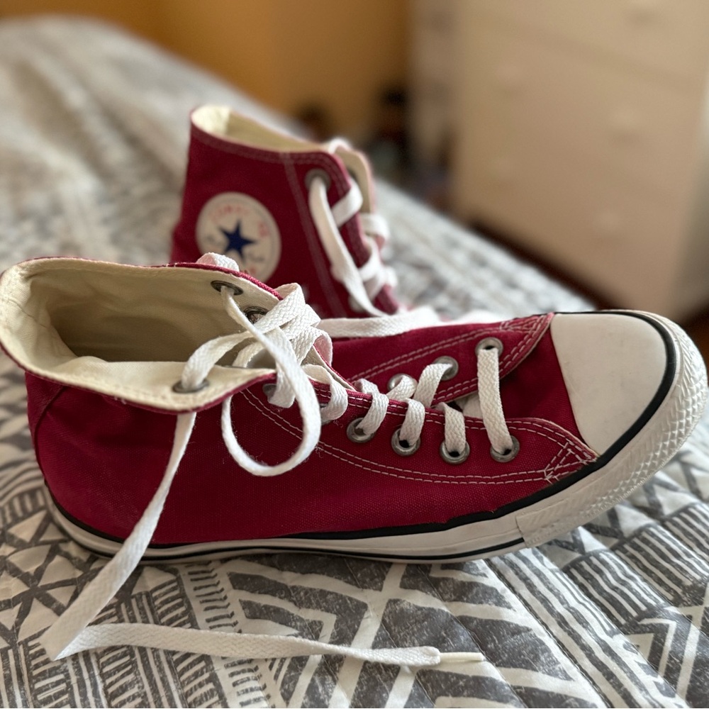 Converse High Tops - size 8.5 (women’s)